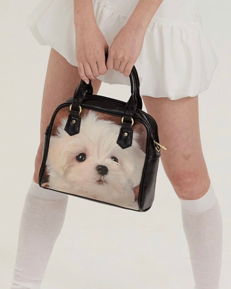 【HURJABOYACC】PUPPY LEATHER BAG
