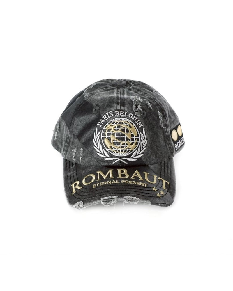 商品届いたらカラー確認【ROMBAUT】ROMBAUT CAP / 【ロンバウト】ロゴダメージウォッシュキャップ