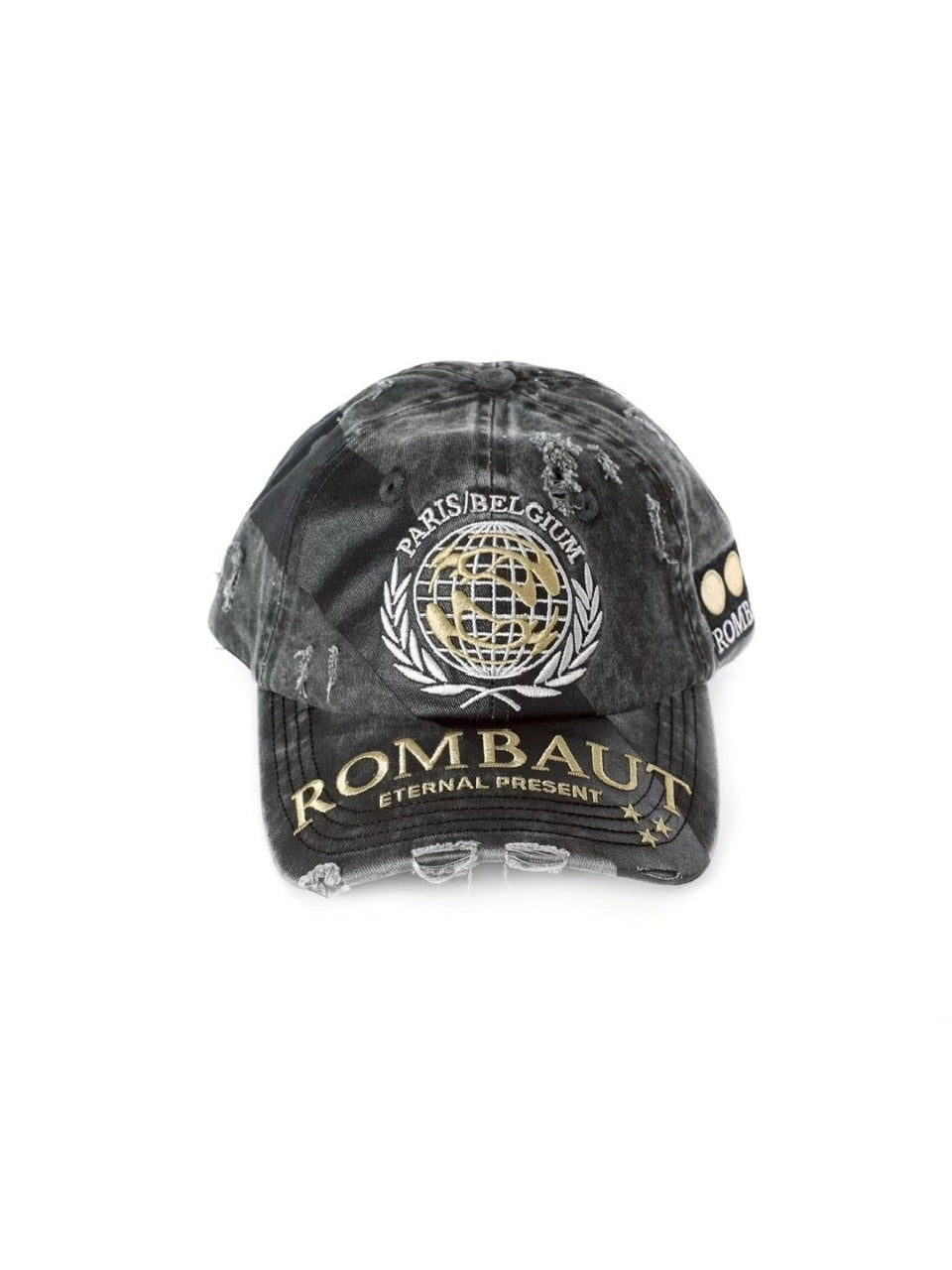 商品届いたらカラー確認【ROMBAUT】ROMBAUT CAP / 【ロンバウト】ロゴダメージウォッシュキャップ