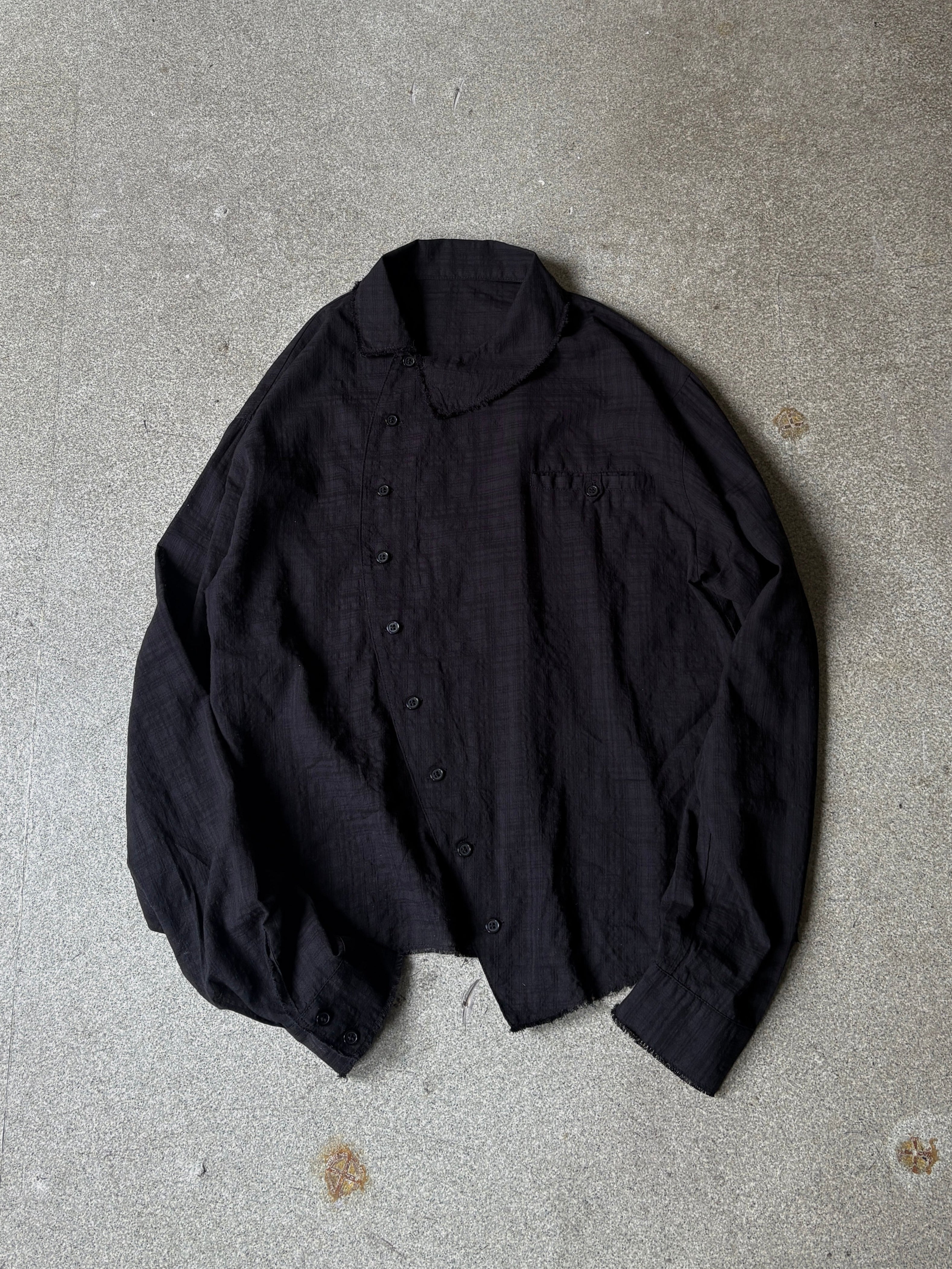 Lee fi Ne】Offset Sheer Check Shirt – PRESSING WEB SHOP