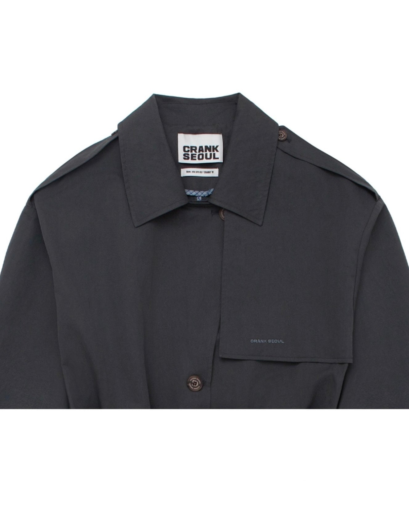 【CRANK】BELTED LONG TRENCH COAT