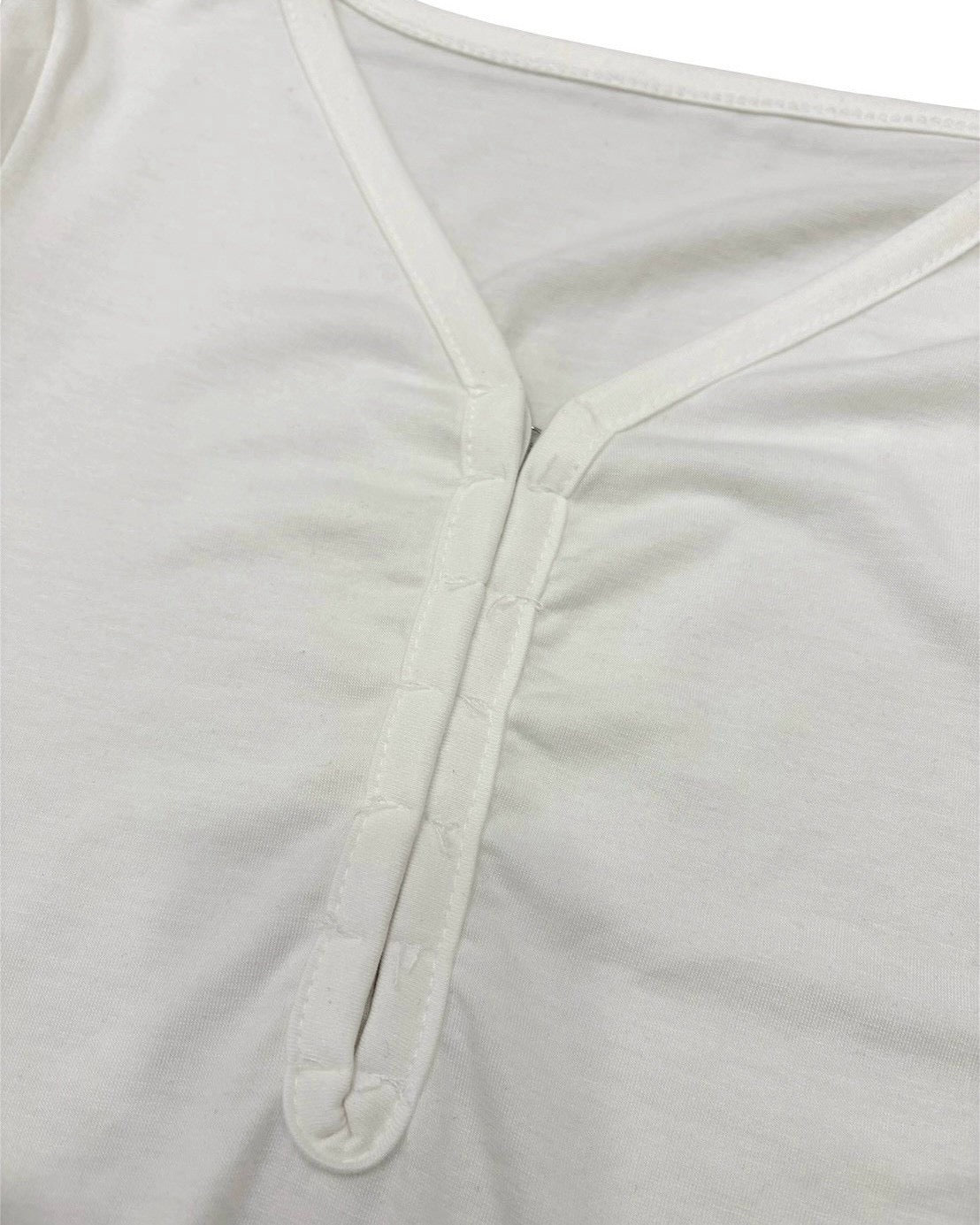 受注制【nmtc+】Slim fit button top (2color)