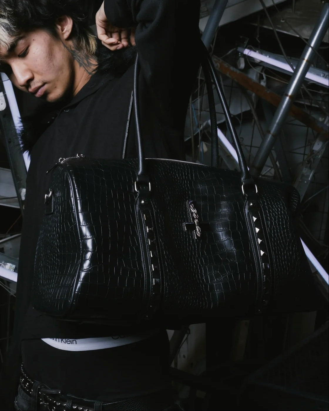 【TYPE SHADE】TYPE CROSS LINE BOSTON BAG