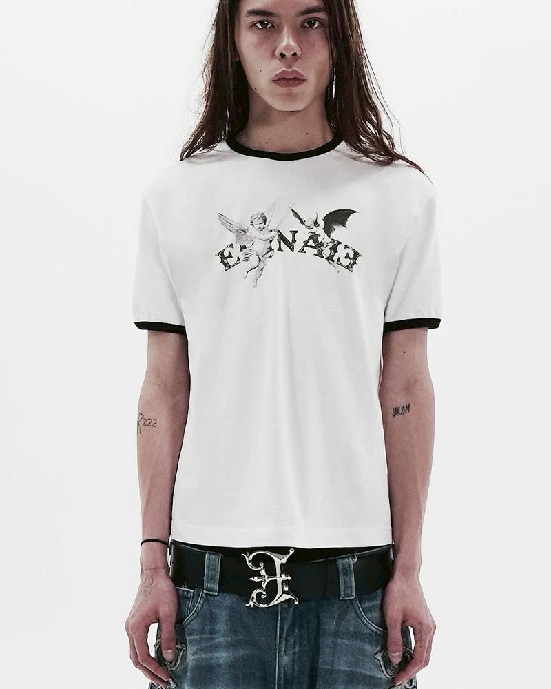 【E RIN AI E】HOLY FUNKY DUO SHORT SLEEVE T