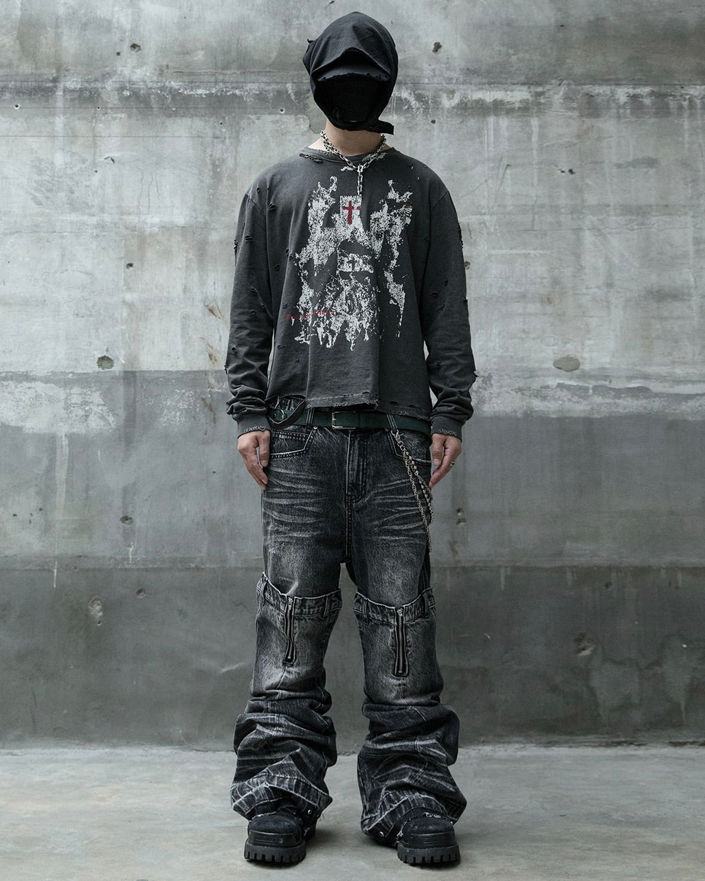 【roaringrad】Gloria Destroyed Long Sleeve