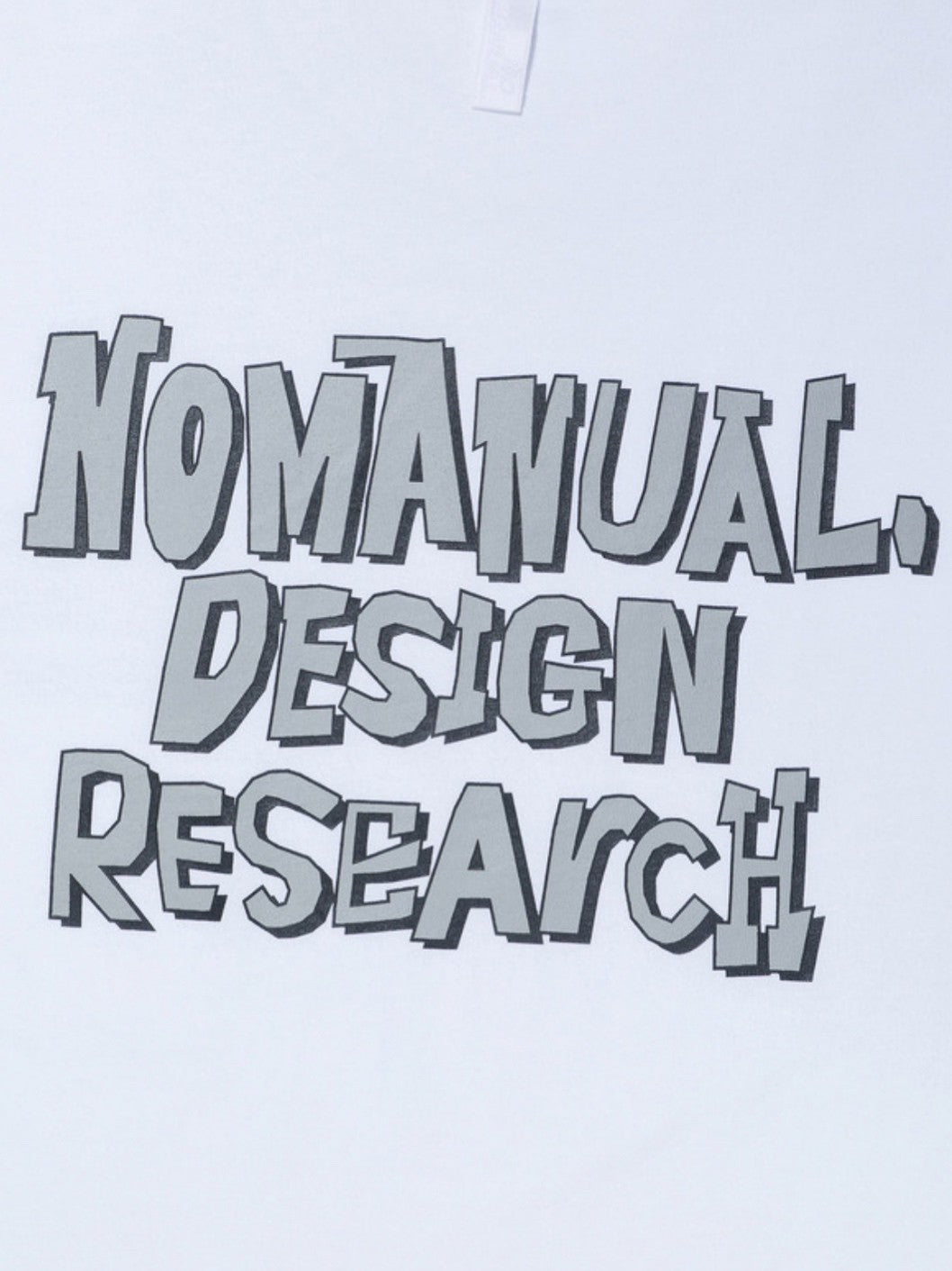 【NOMANUAL】DOODLE LOGO T-SHIRT