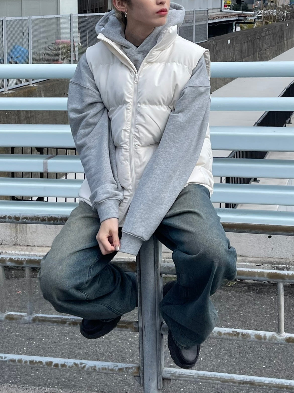 受注制【Chikashitsu +】padded vest (5color)