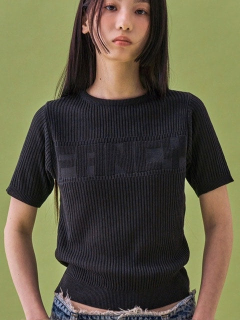 【FANCY CLUB】INNOCENCE KNIT TEE