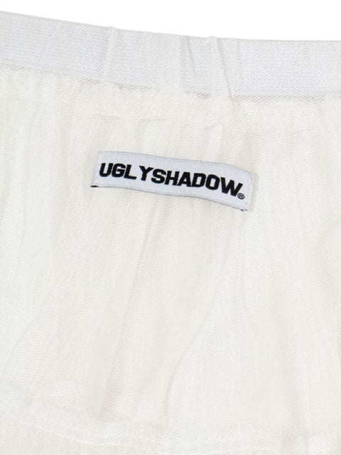 【Uglyshadow】MESH FRILL CANCAN SKIRT