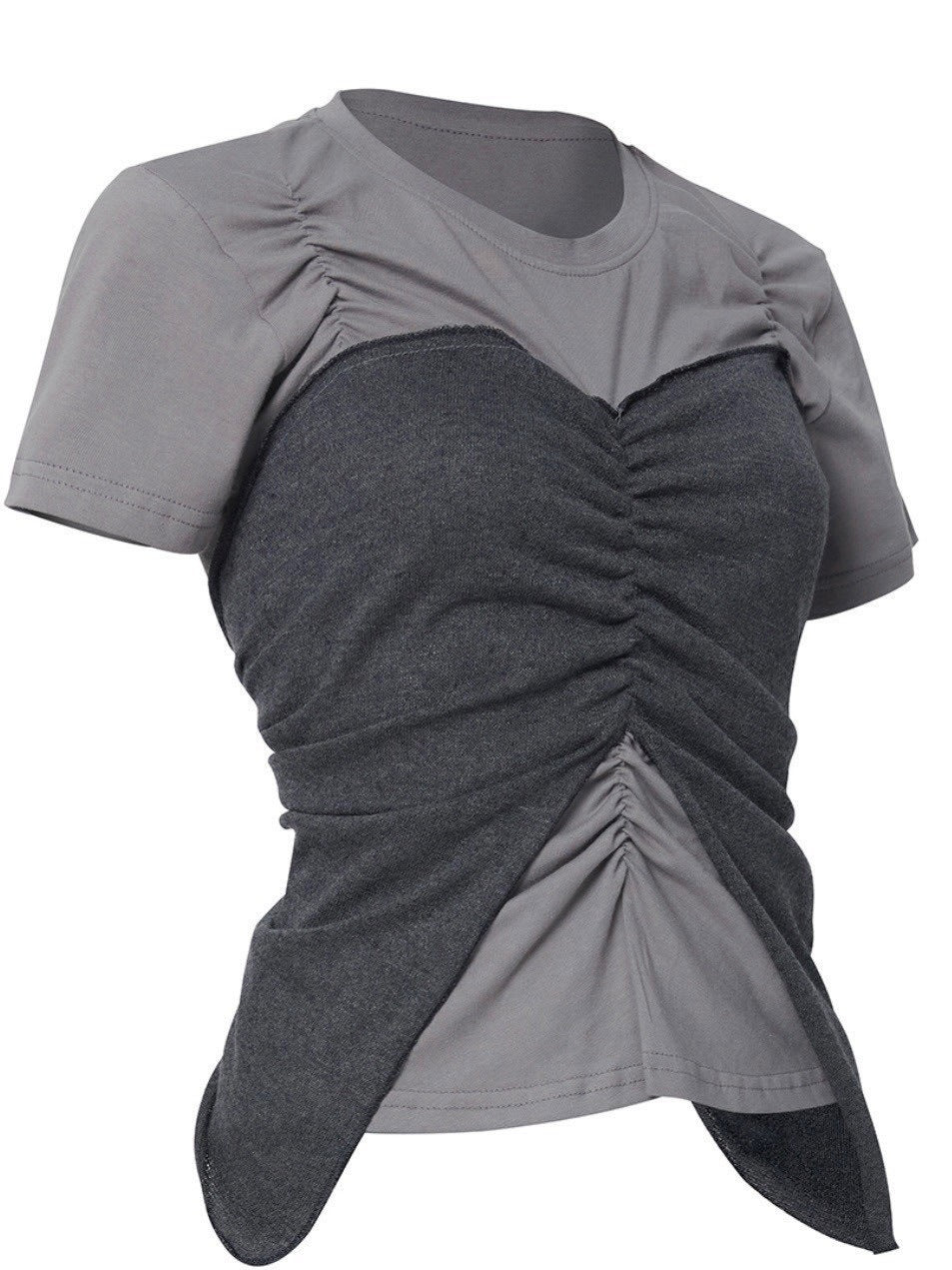 【FLAREUP】Bustier Layered T-Shirt