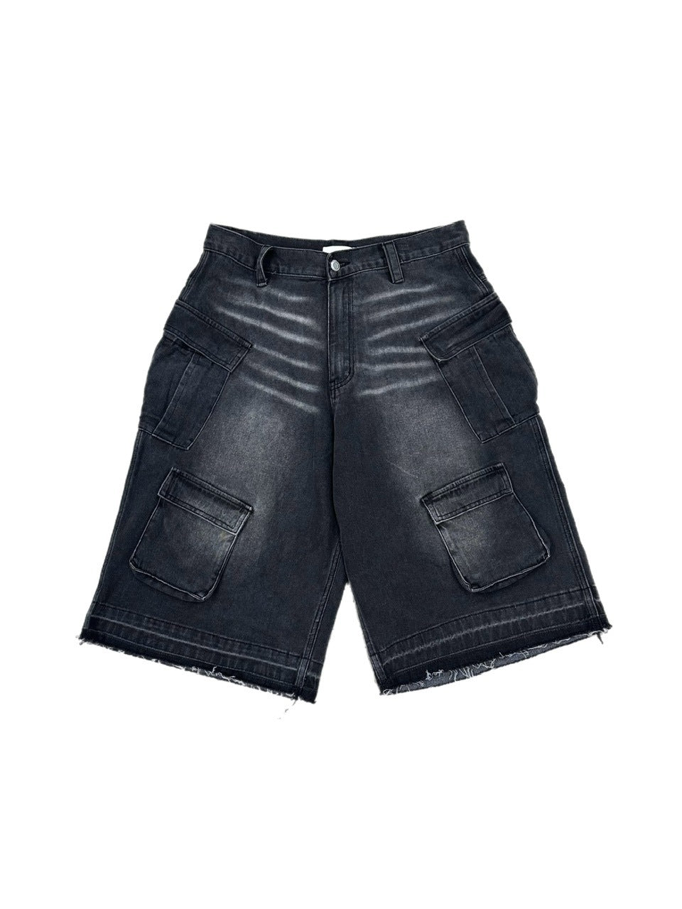 大阪店WEB限定受注制【Chikashitsu +】multi pocket denim half pants