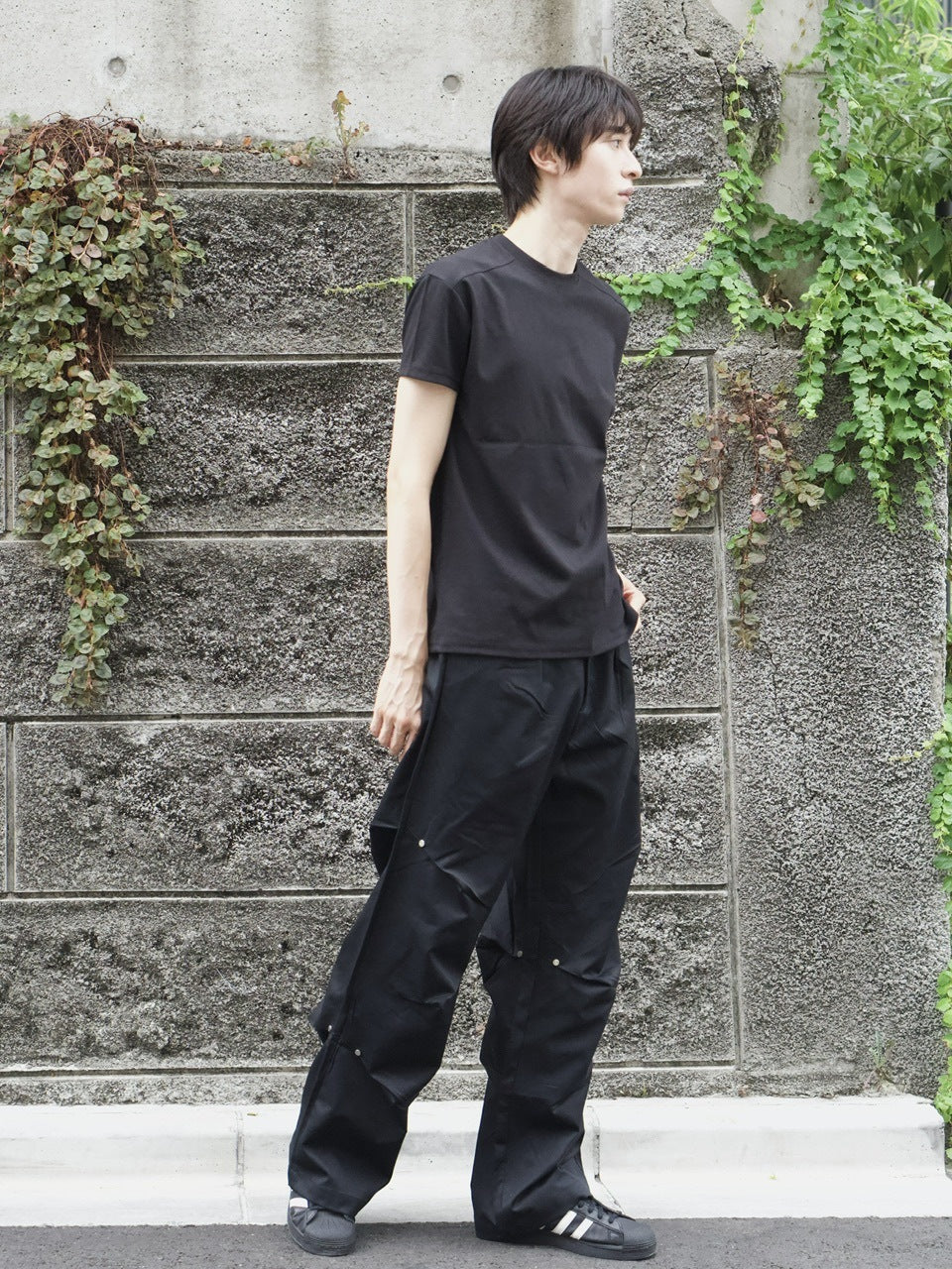 東京店WEB限定受注制【Chikashitsu +】compact crew neck tee (3color)