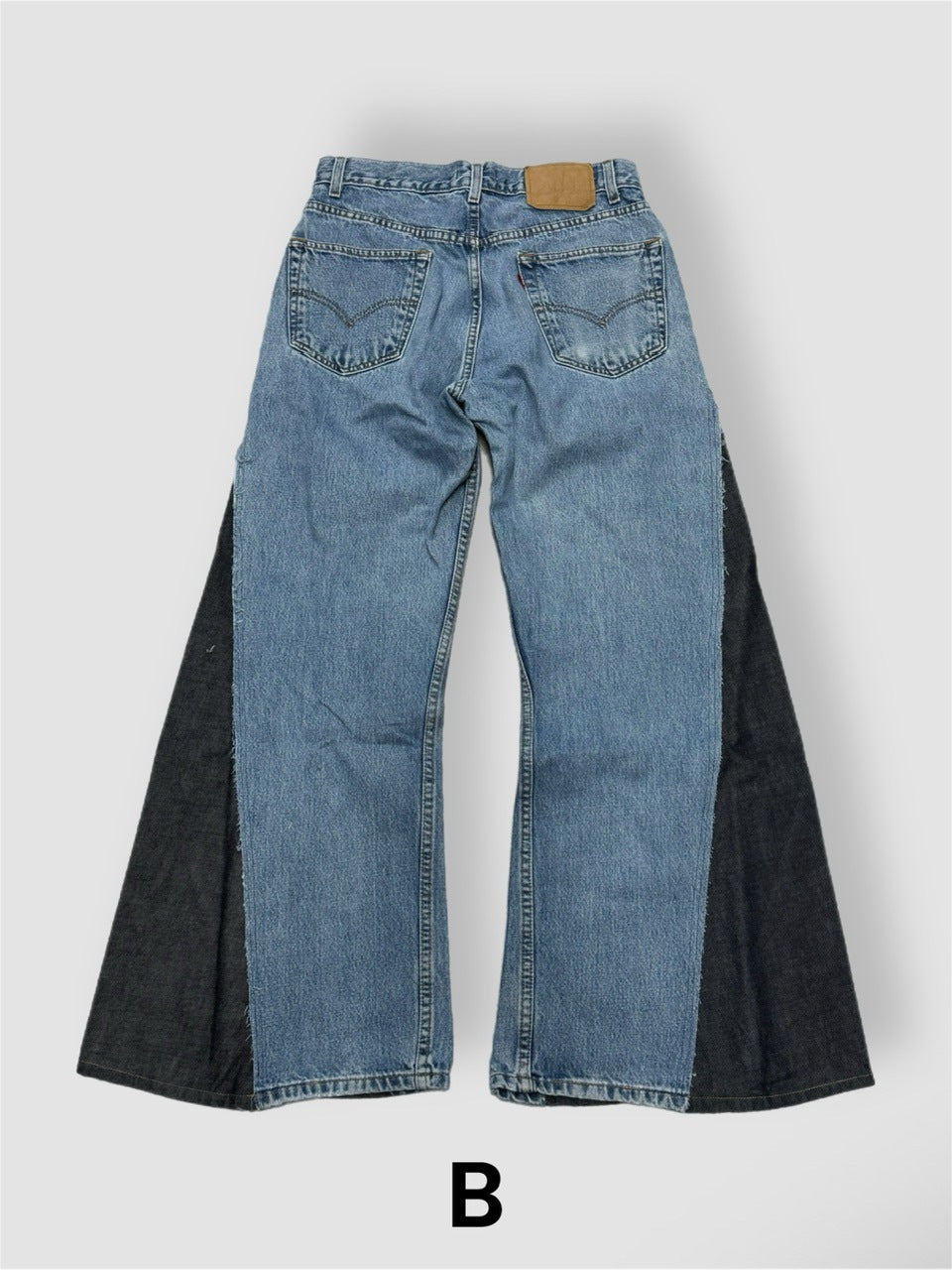 【Re +】newold docking flare denim pants (blue)