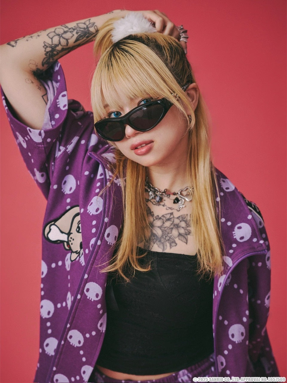 【GALFY×KUROMI】ドクロだらけ夏セットアップ