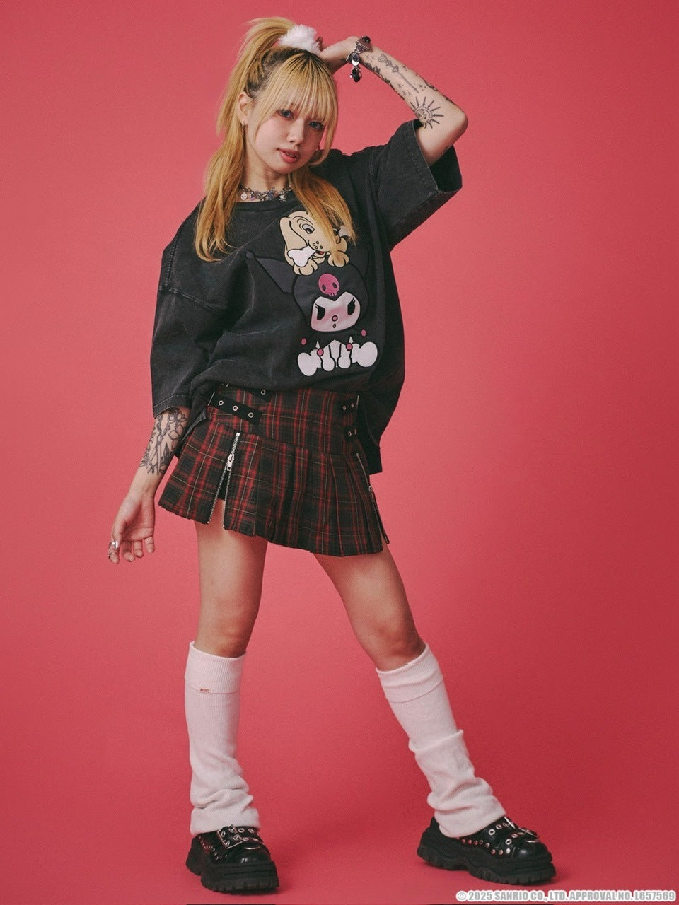 【GALFY×KUROMI】クロミちゃんとGALFYの半袖TEE