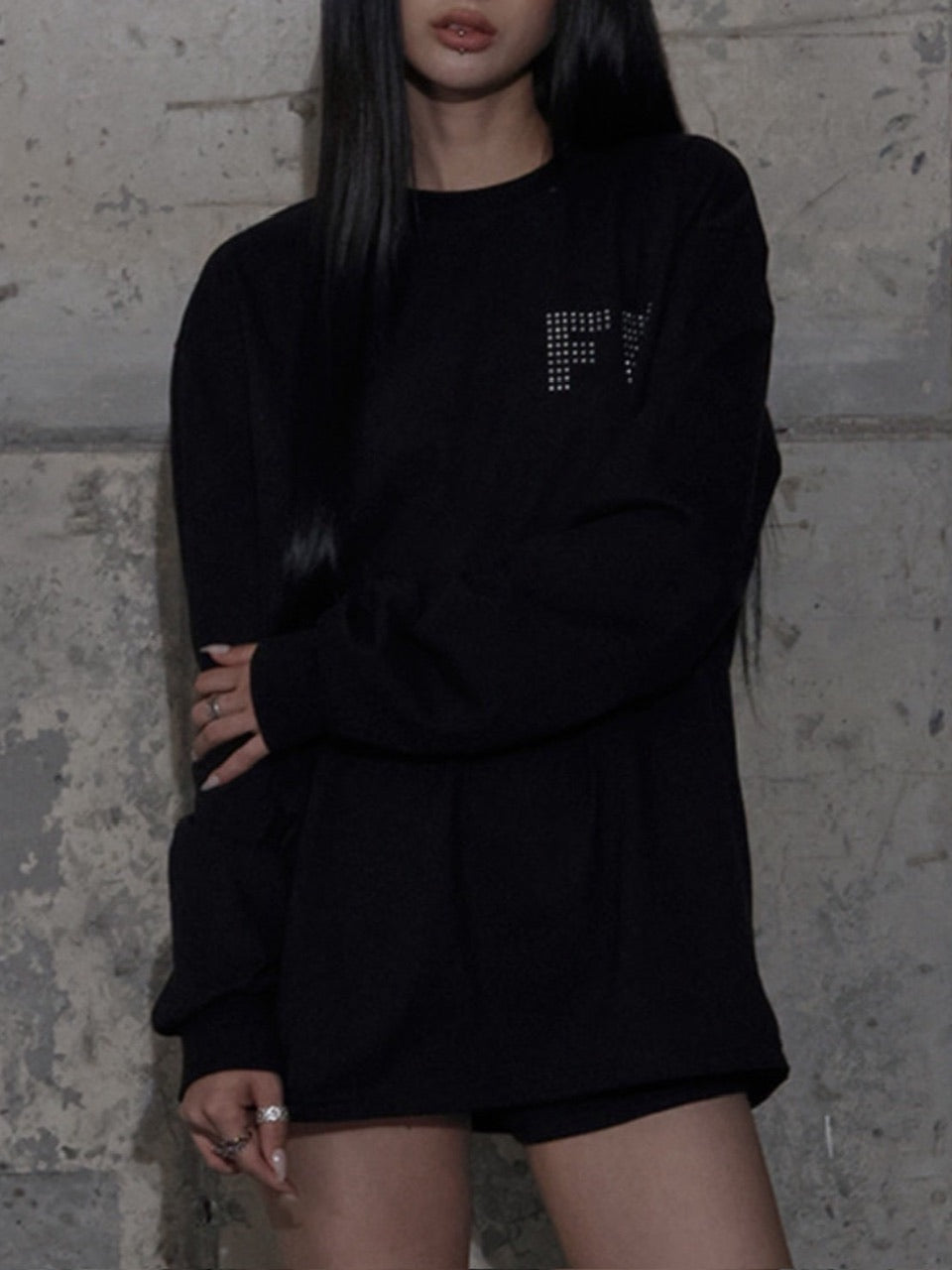 【FANCY CLUB】FF LETTERING LONG SLEEVE / 【ファンシークラブ】ＦＦレタリング長袖Ｔシャツ