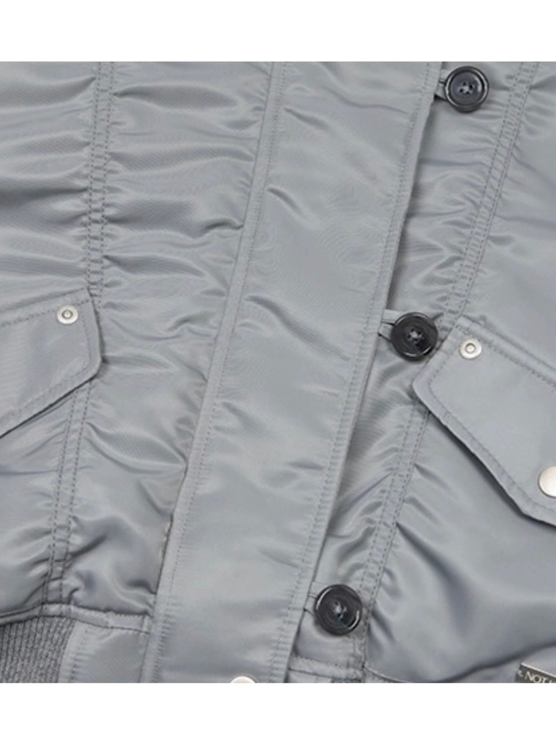 【NOT KNOWING】Fur Trim MA-1 Padded Jumper