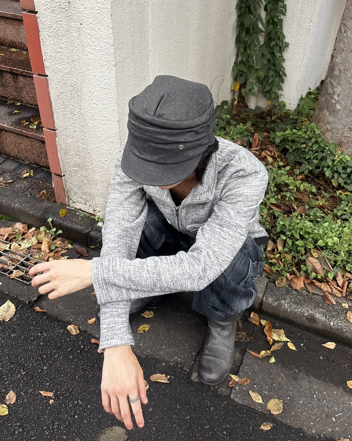 受注制【nmtc+】Ruched Casquette (2color)