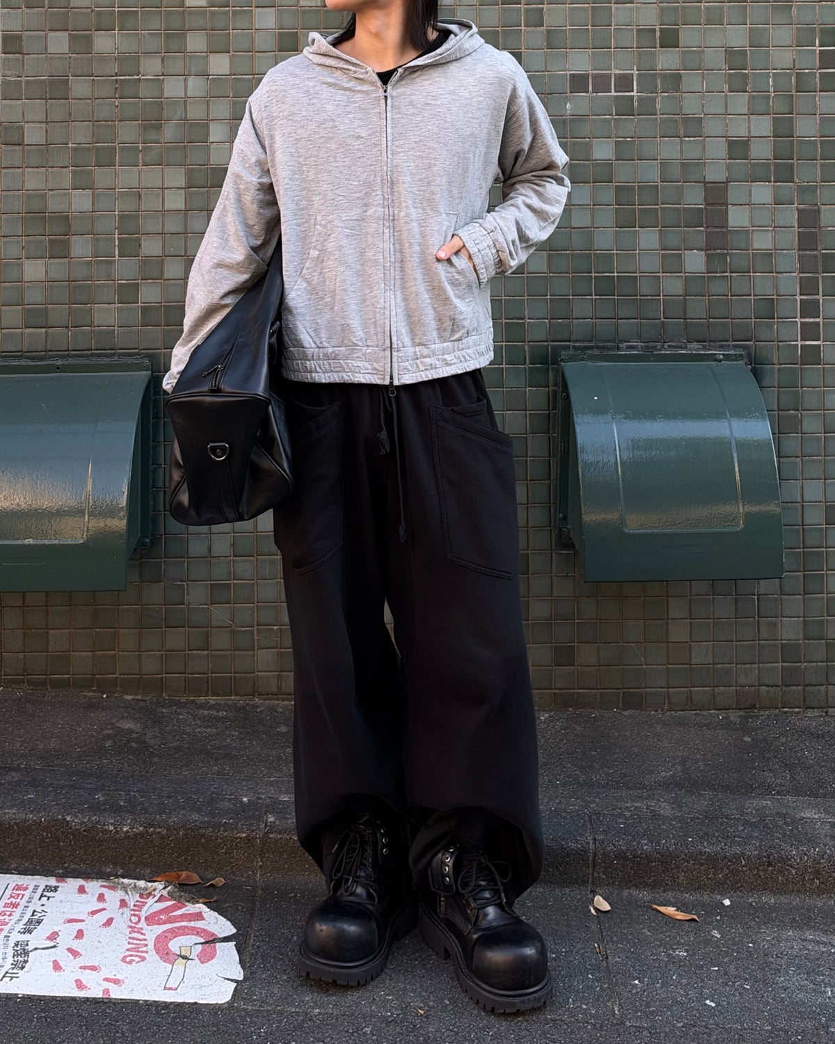 受注制【youll】slab zip up hoodie (2color)