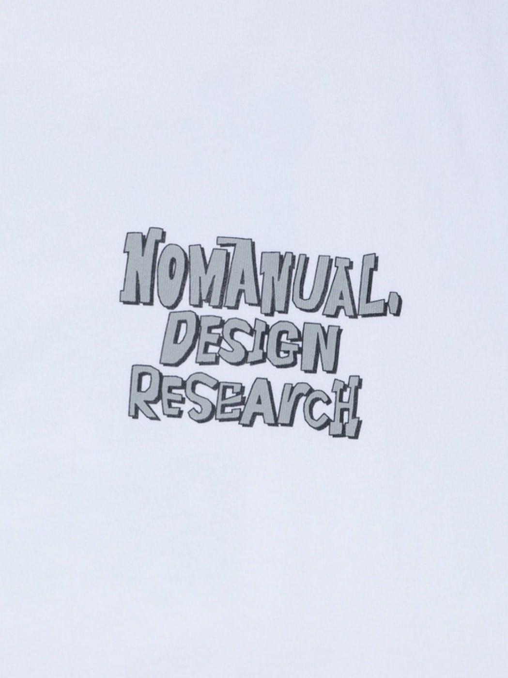【NOMANUAL】DOODLE LOGO T-SHIRT