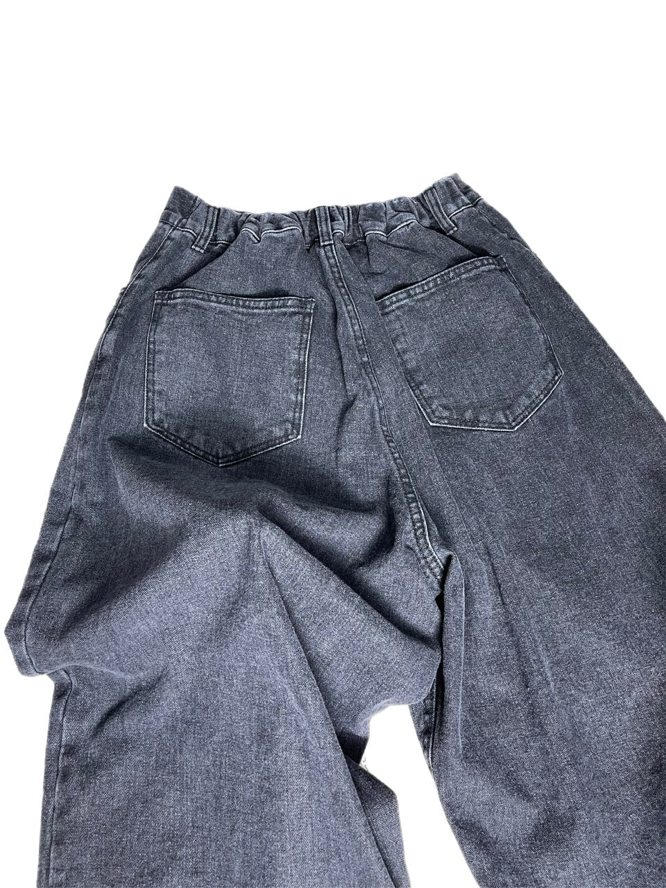 受注制【Chikashitsu +】super wide denim pants (4color)