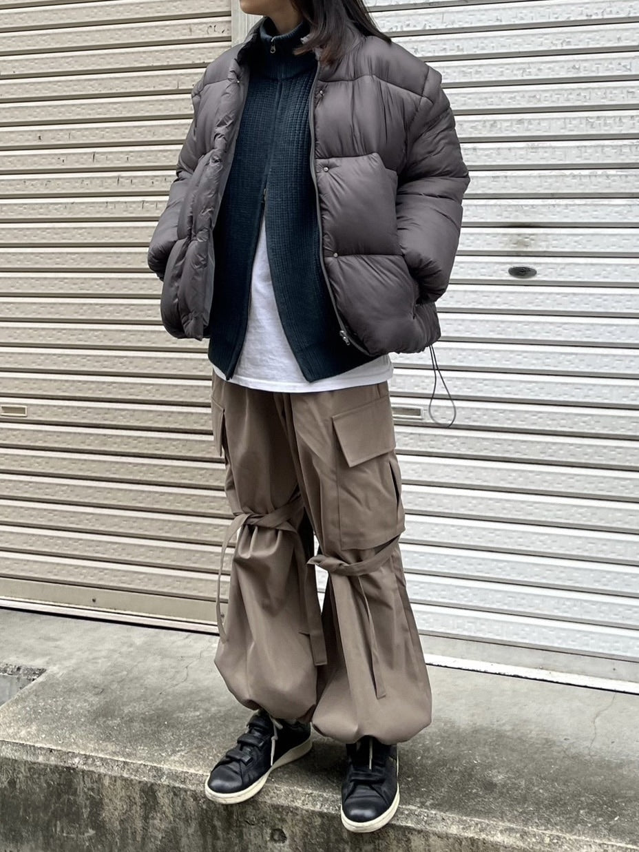 受注制【Chikashitsu +】2way padding jacket (4color)