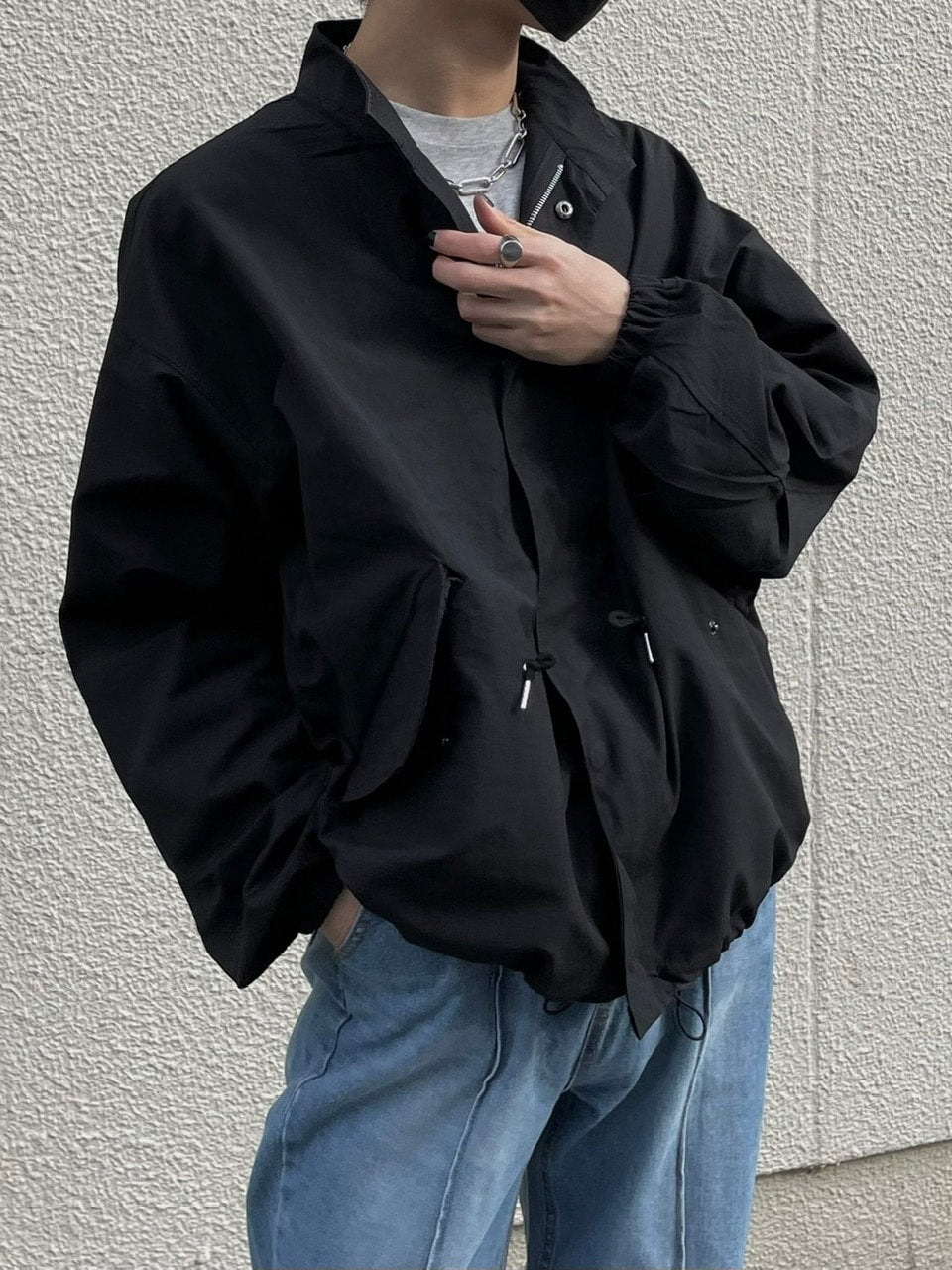 受注制【Chikashitsu +】cotton blouson(3color) / 【チカシツプラス】コットンジャケット