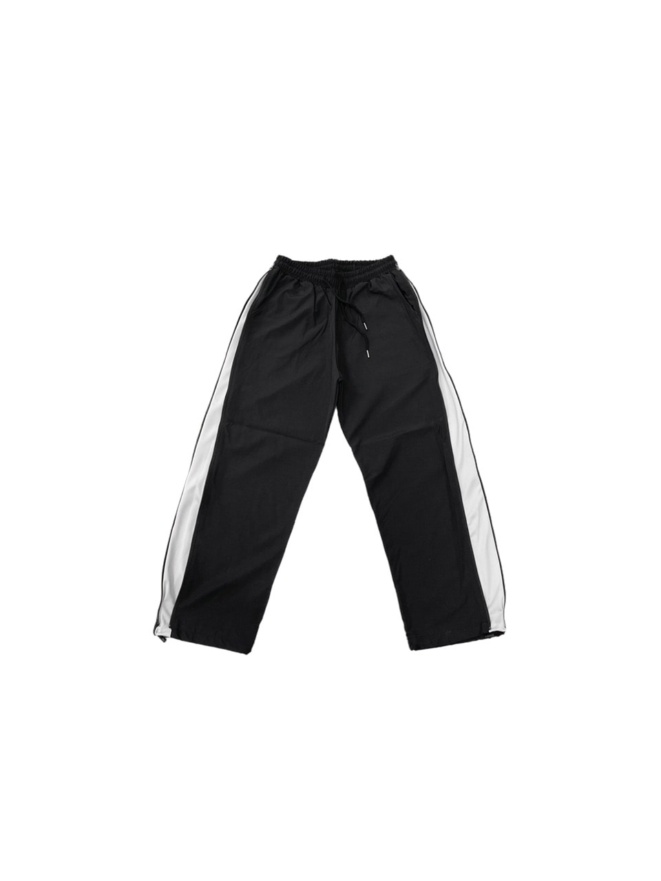 受注制【Chikashitsu +】side zip wide nylon pants (3color)