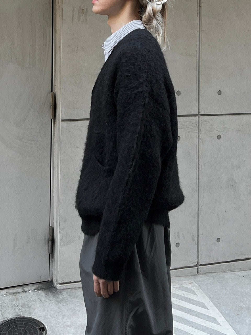 【Chikashitsu +】wool cardigan (4color)