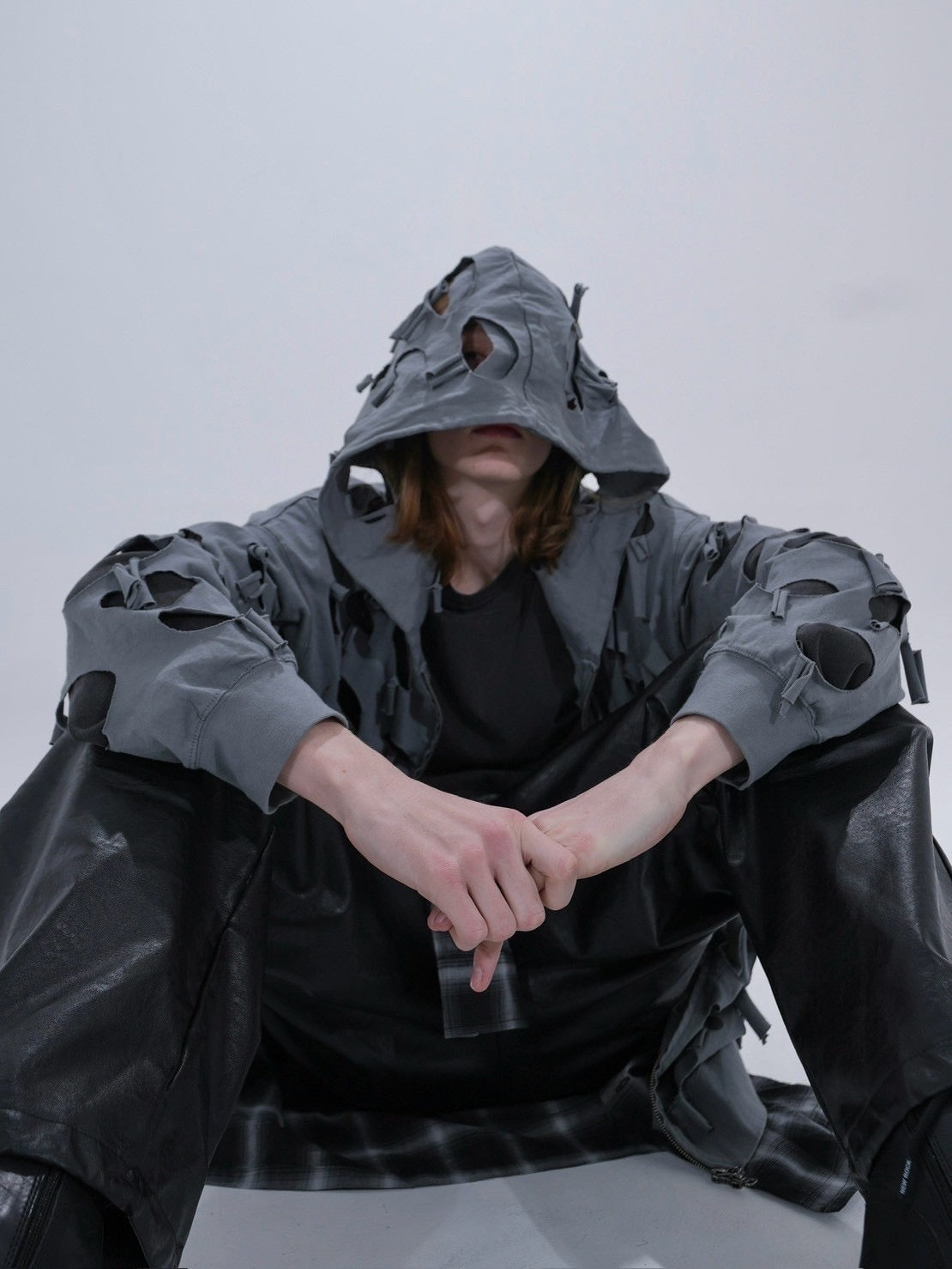 【Bizarre Maiden】damage full zip hoodie