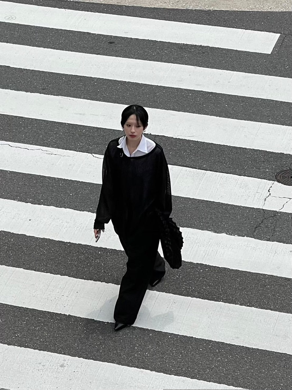 受注制【Chikashitsu +】belt design summer knit (3color)