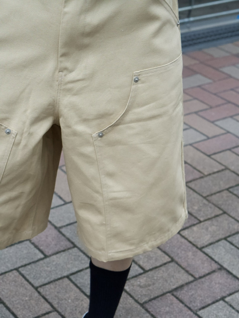 東京店WEB限定受注制【Chikashitsu +】utility half pants (2color)