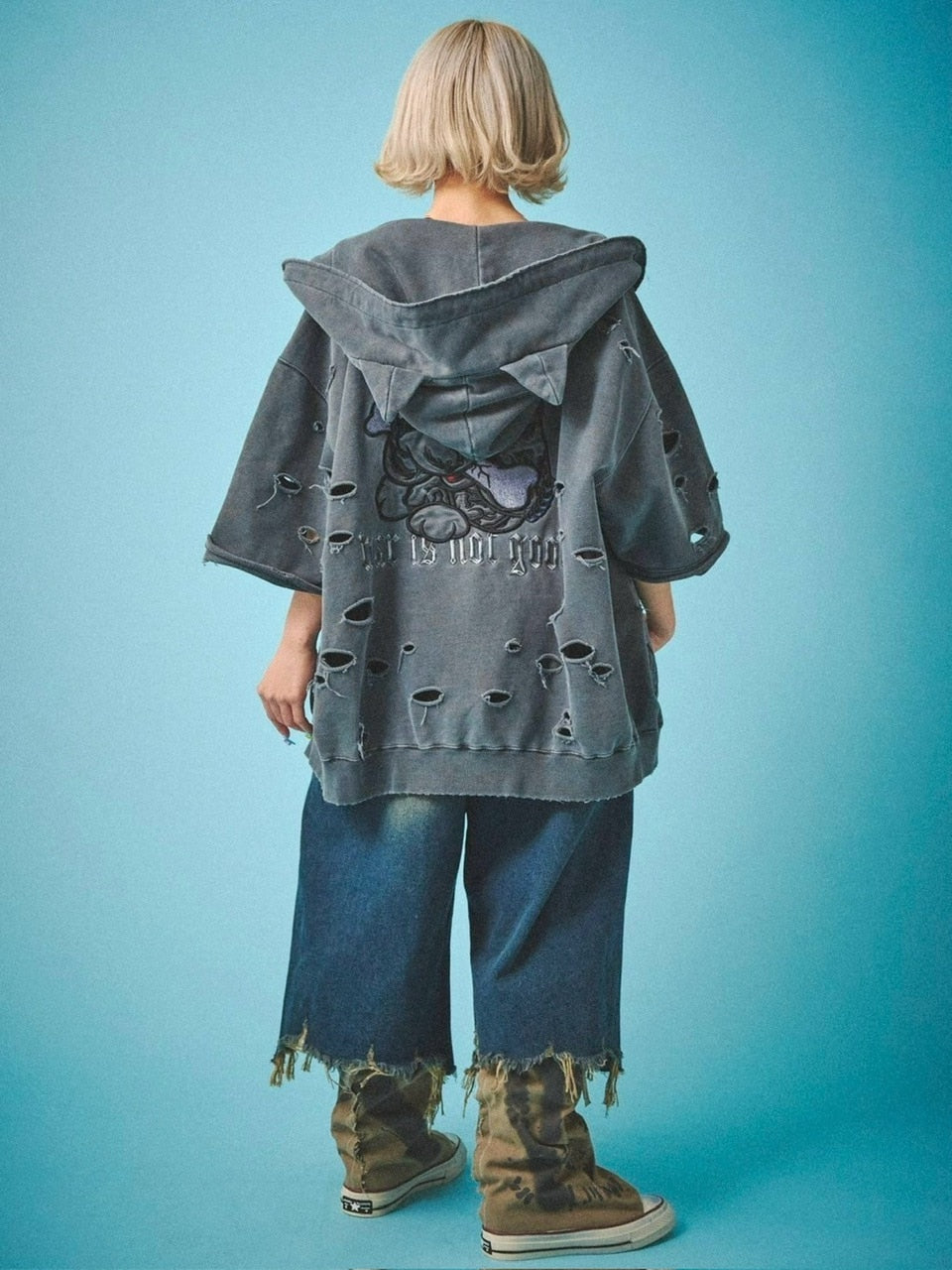 【GALFY】病みに染まりし反戦パーカー