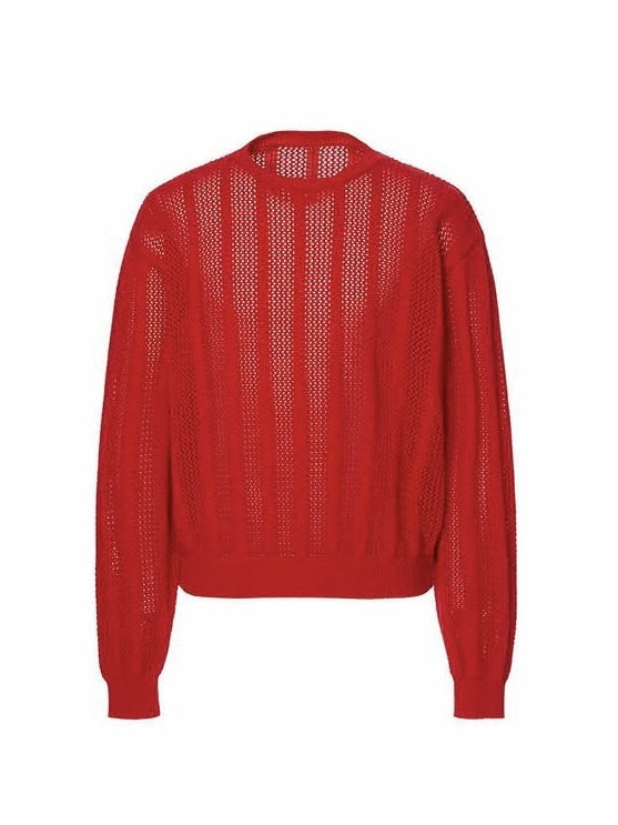 【DNSR】Meshed Crop Knit