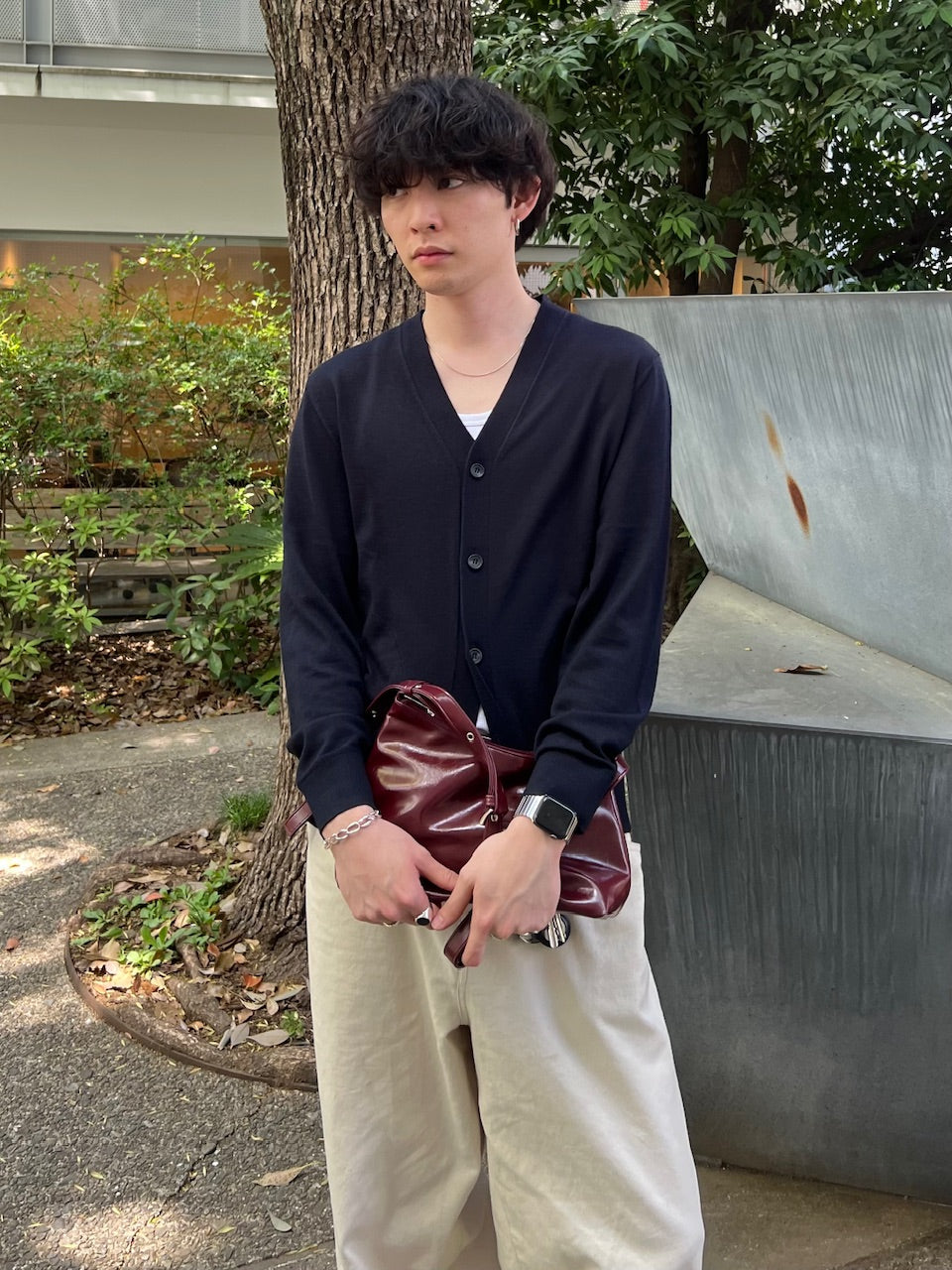 東京店WEB限定受注制【Chikashitsu +】PU Leather cross bag (4color)