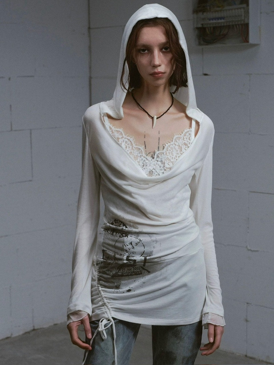 【Cest Nous】two-piece dress (3color) / 【セヌー】ツーピースレイヤードミニワンピース