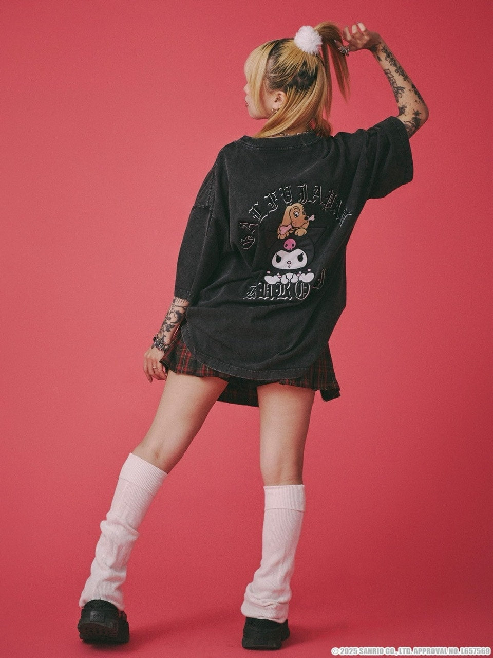 【GALFY×KUROMI】クロミちゃんとGALFYの半袖TEE