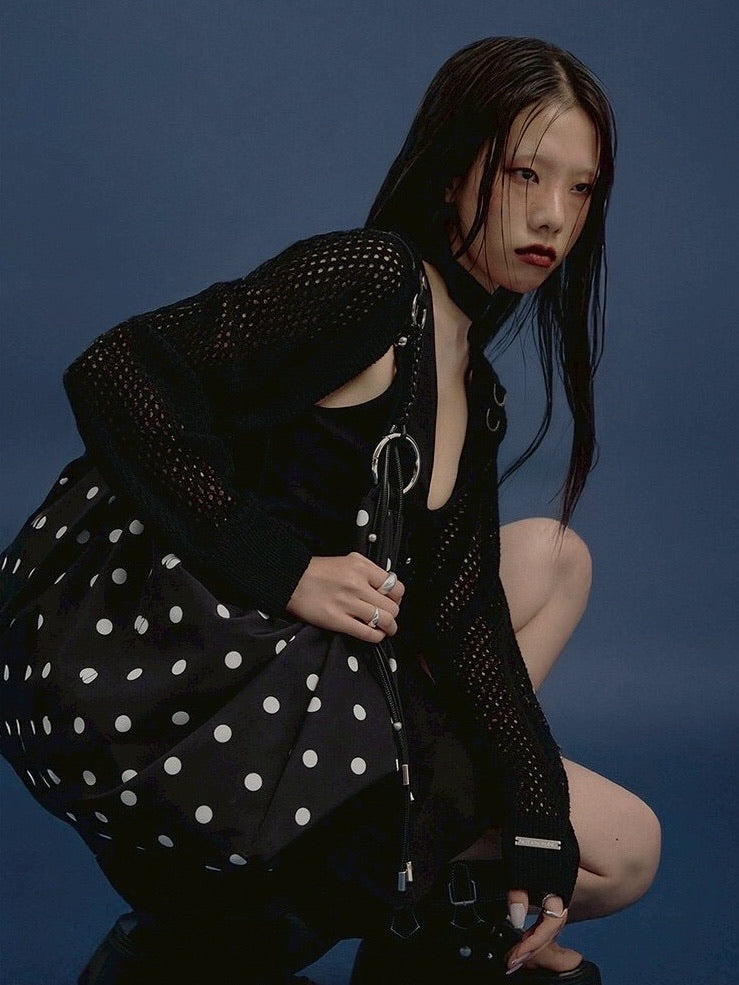 【NOT KNOWING】Bolero Linen Net Cardigan / 【ノットノーイング】ボレロリネンネットカーディガン