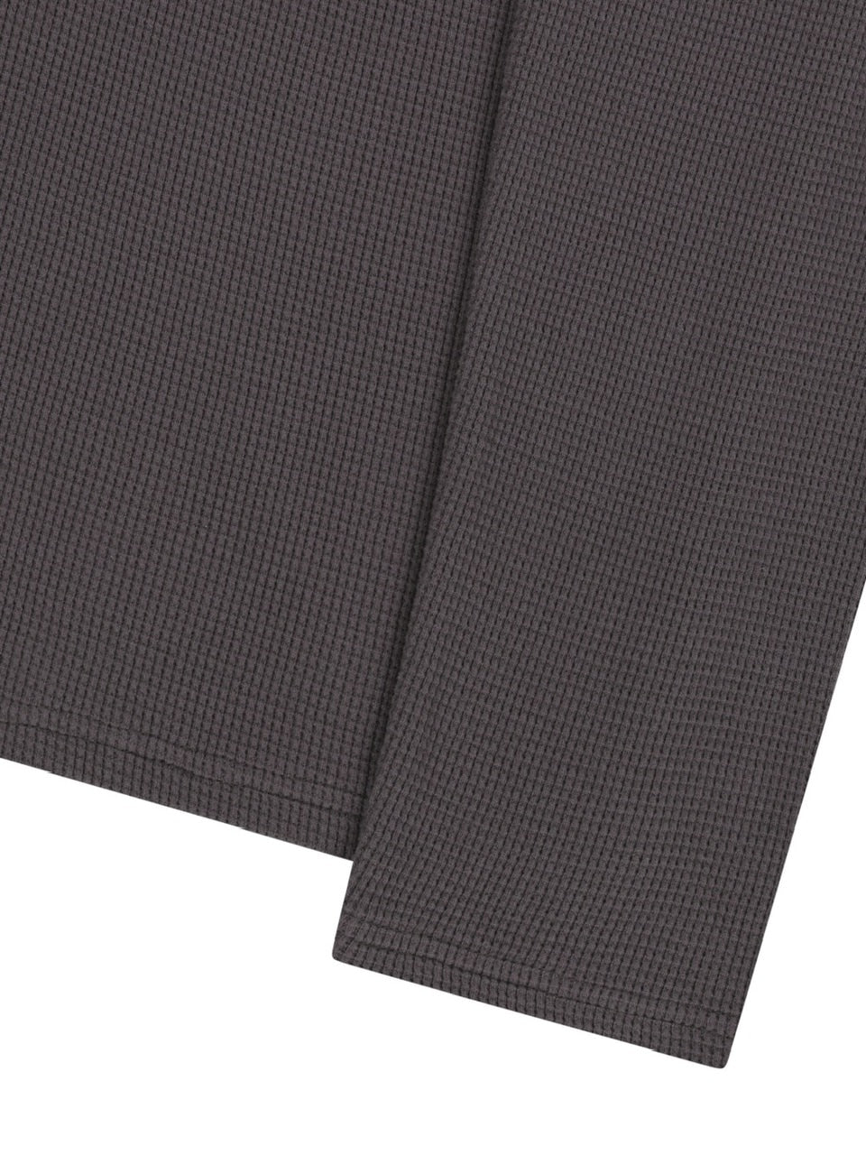 【AAKAM】Waffle Henry Neck Long Sleeve