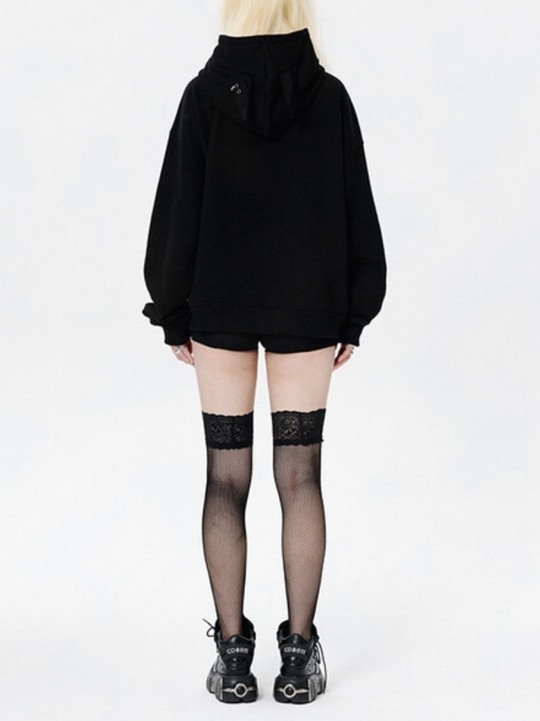 【runningHIGH】EAR ZIP UP HOODE / 【ランニングハイ】イヤージップアップパーカー