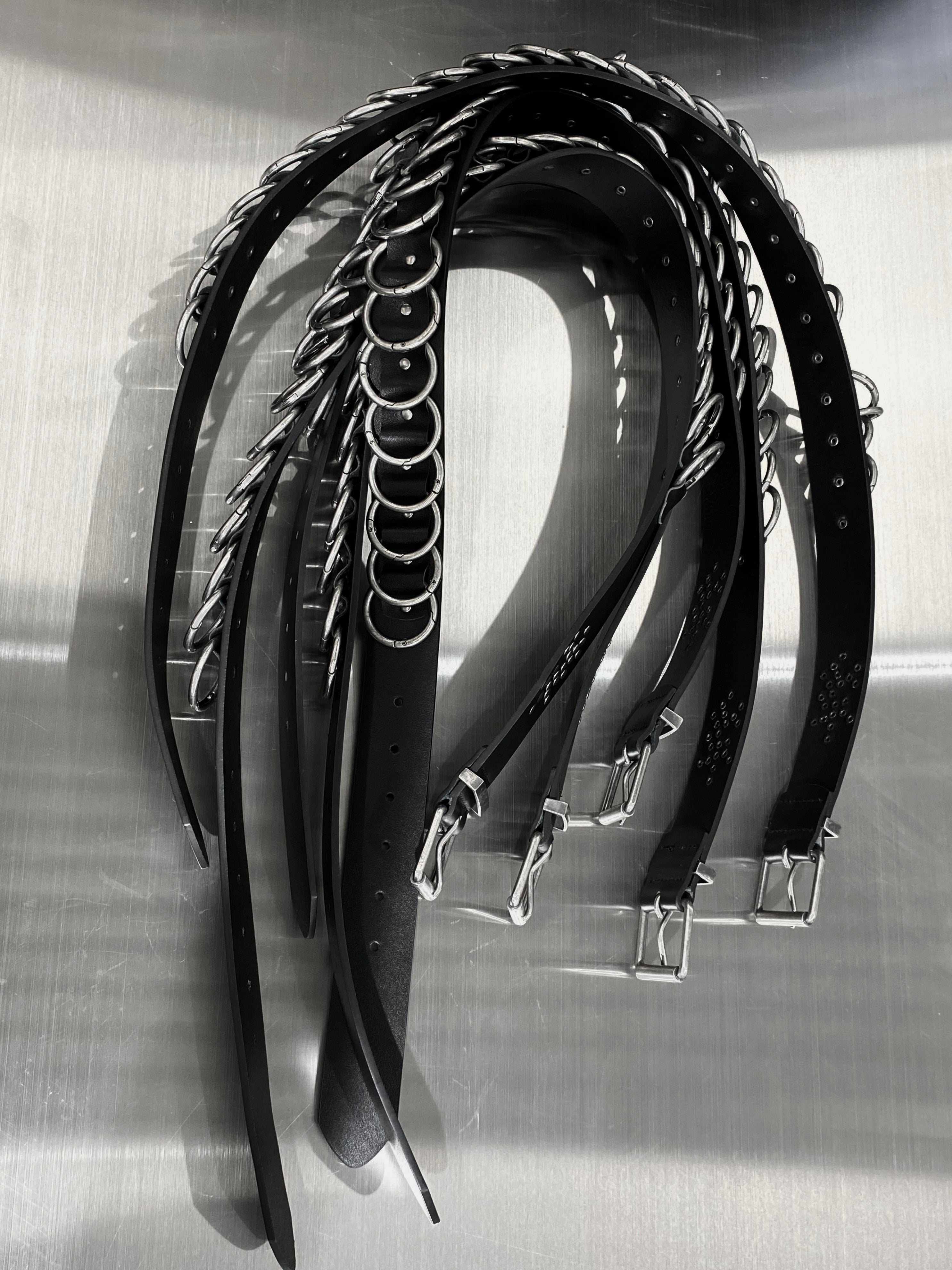 4/27 20:00発売【YIKAI LABORATORY】antiue 00ring  calfskin  belt