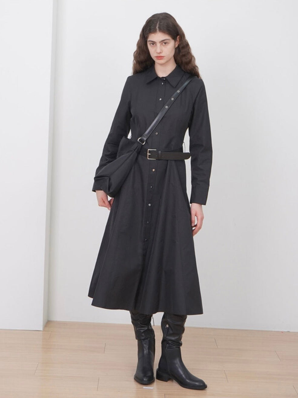 【HAH ARCHIVE】Contour Belted Bag (ナイロン)