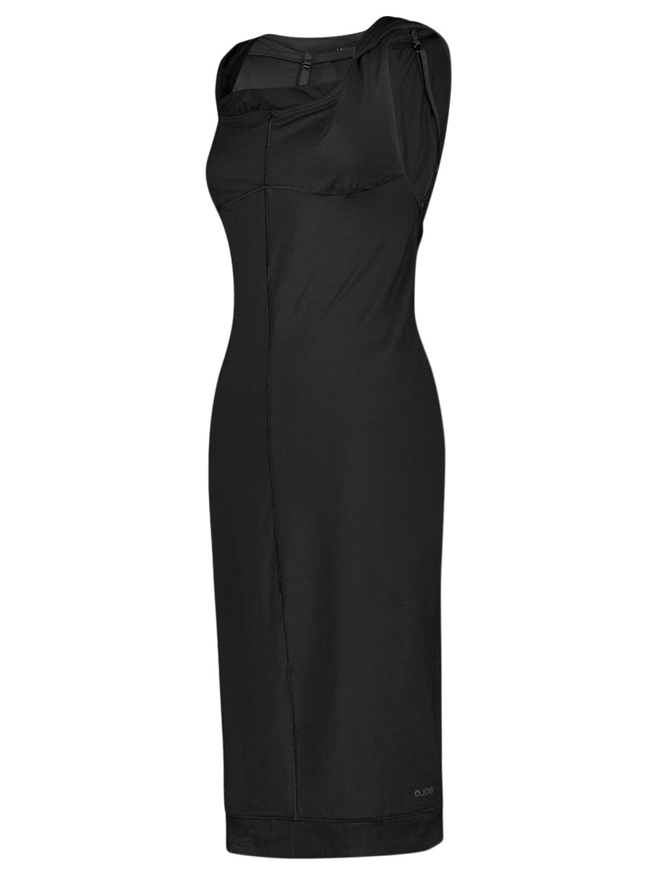 【OJOS】Flatseam Halter Midi Dress