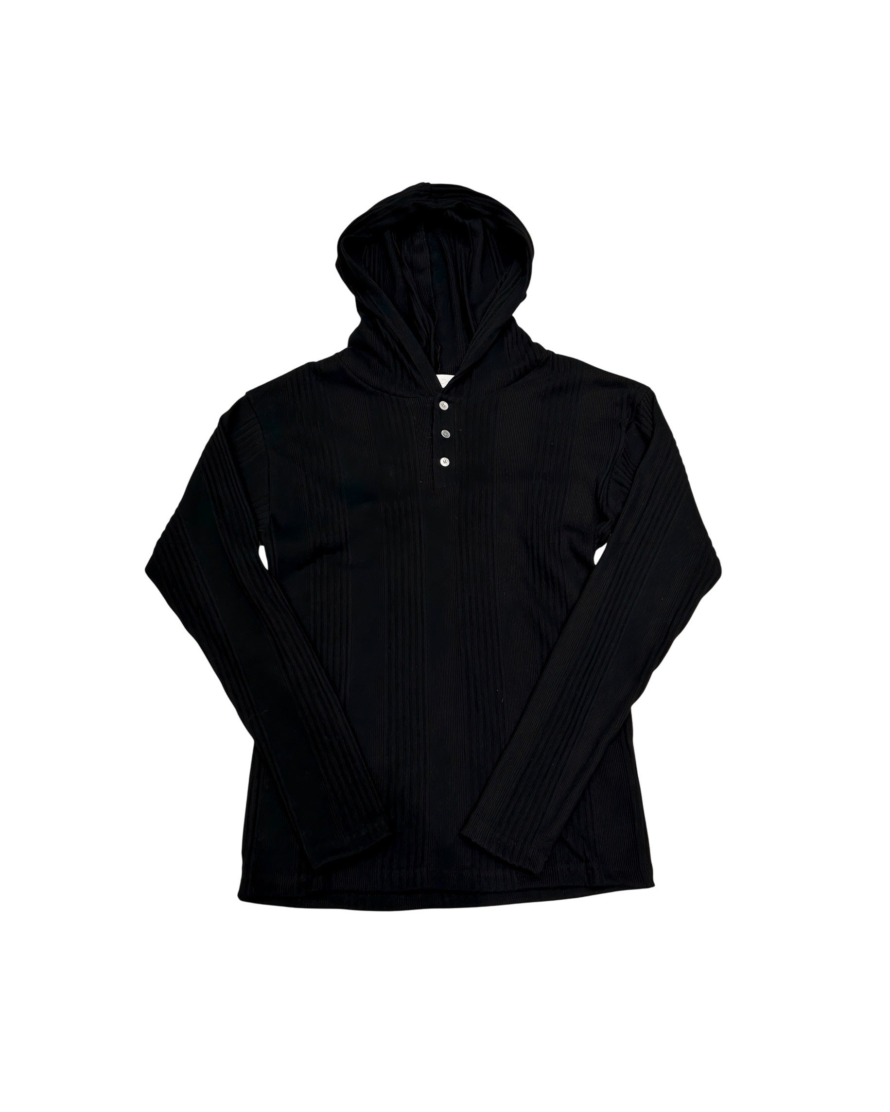 受注制【nmtc+】hooded henley neck long sleeve (3color)