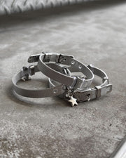 国際配送【Never mind the XU】silver star belt bracelet