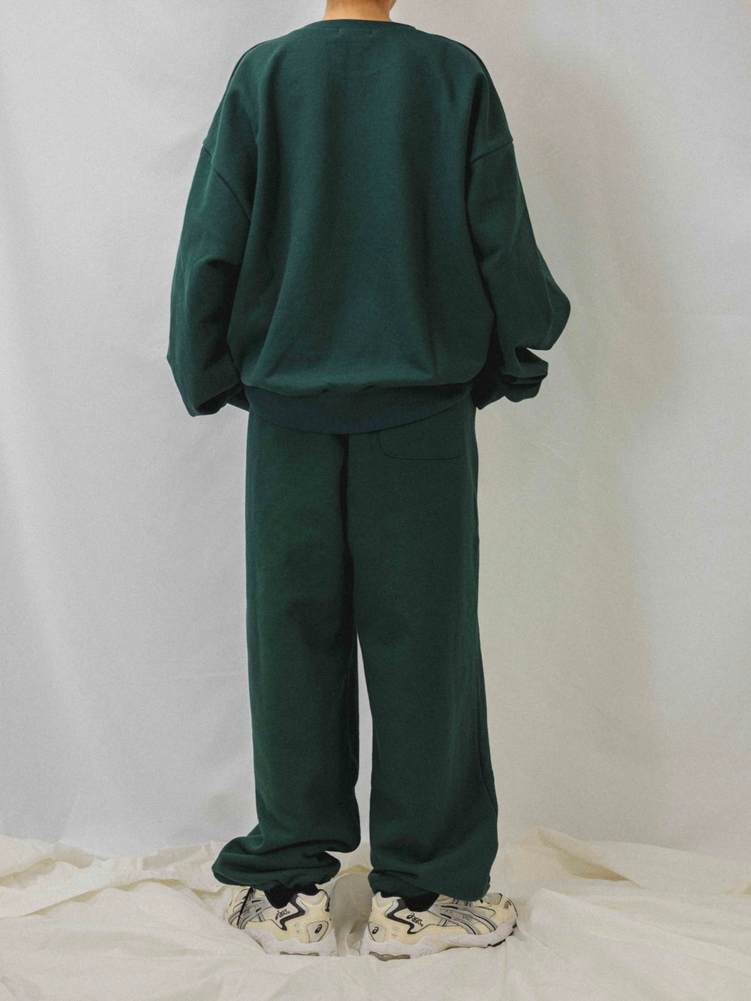 【Chikashitsu + ORIGINAL】loose logo sweat pants (3color)