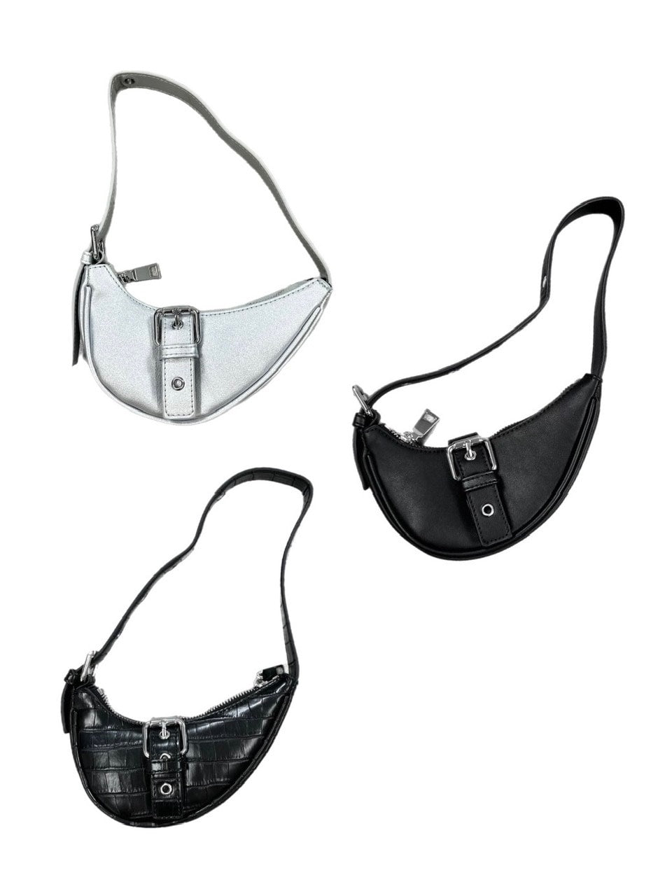 受注制【Chikashitsu +】curve belt bag (3color)