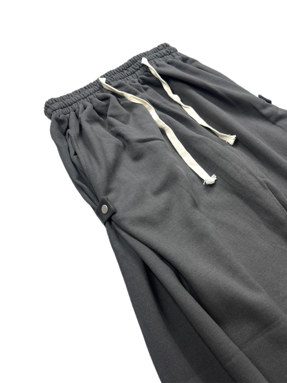 【Chikashitsu +】side button balloon sweat pants (3color)