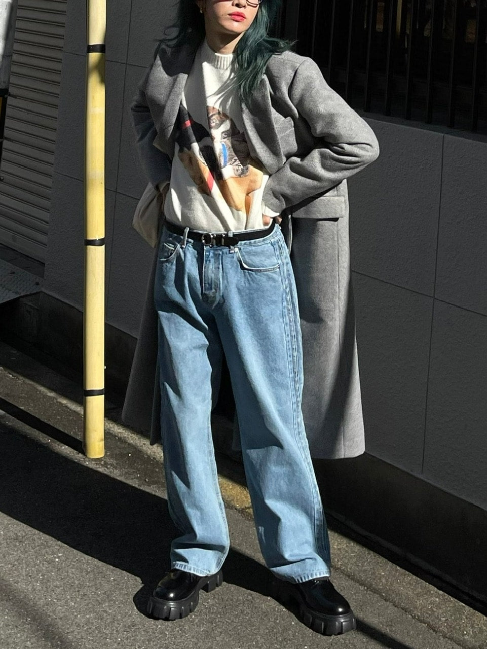 受注制【Chikashitsu +】arm zip gentleman coat (2color)