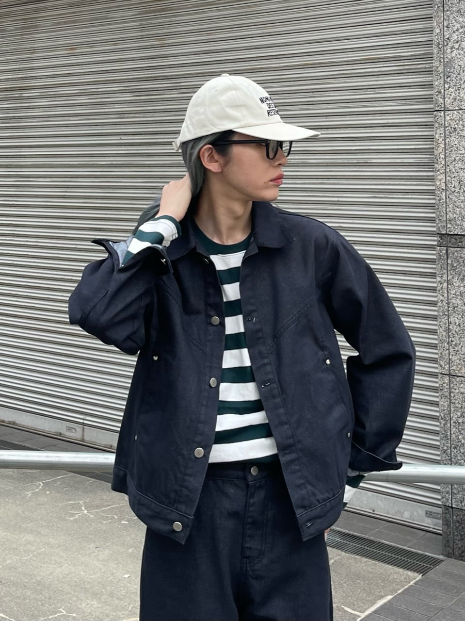 受注制【Chikashitsu +】border long sleeve (2color)